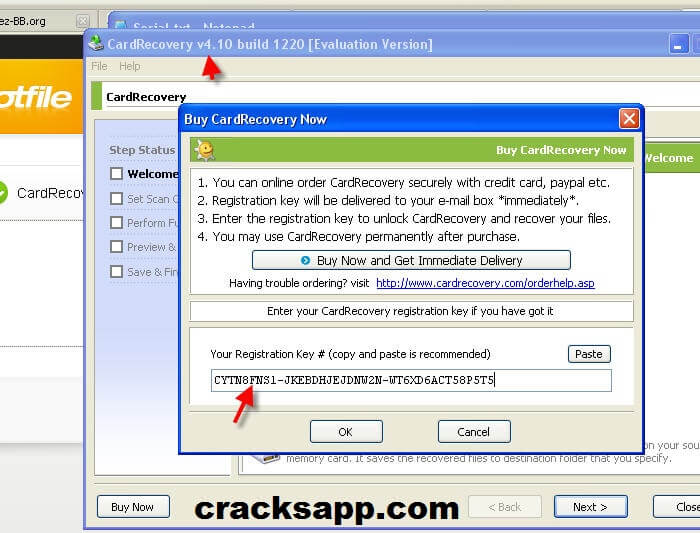 cardrecovery 6.10 serial key and crack by mmb